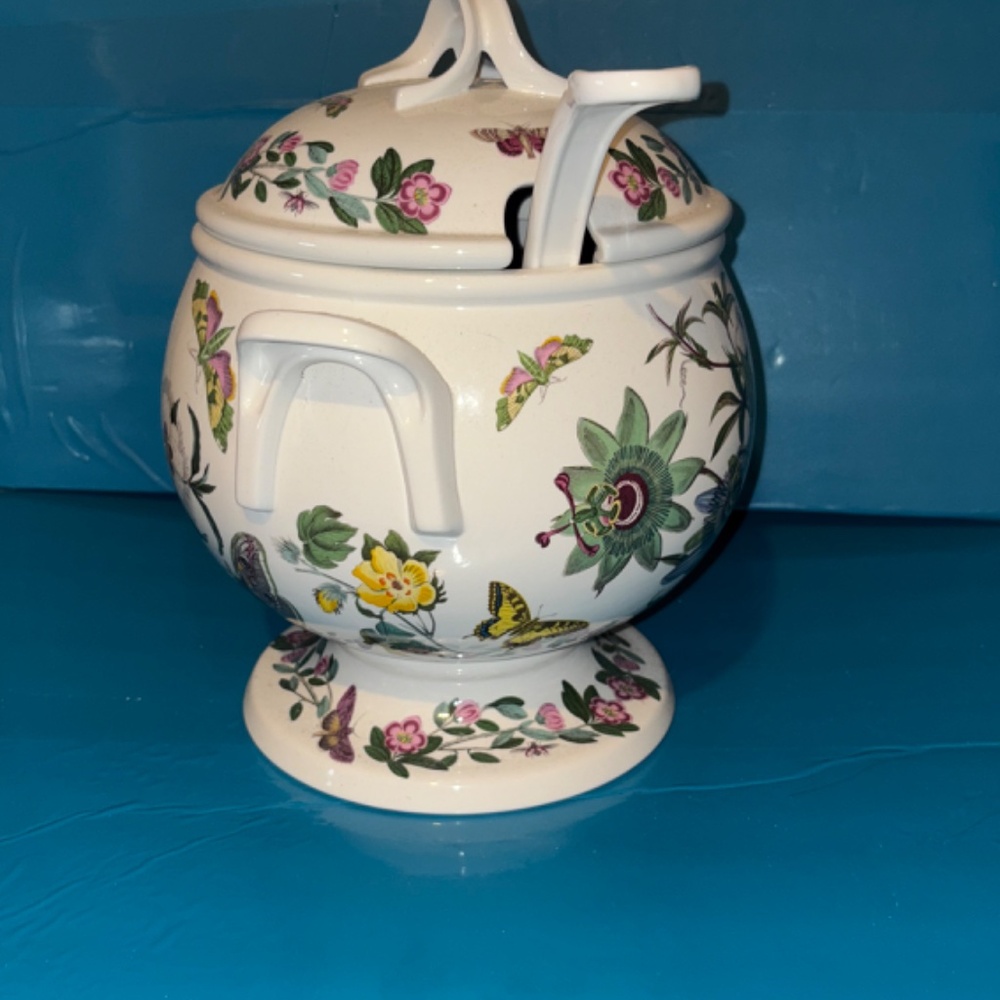 Portmeiron Botanic Garden Soup Tureen and Ladle - Picture 3 of 8